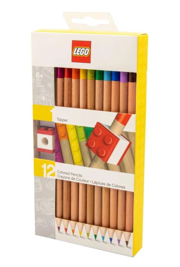 Lego Colored Pencils WithTopper 12 Pack