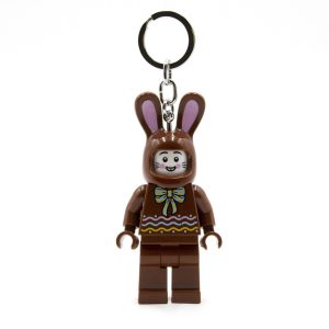 Lego Keychain LightChocolate Bunny