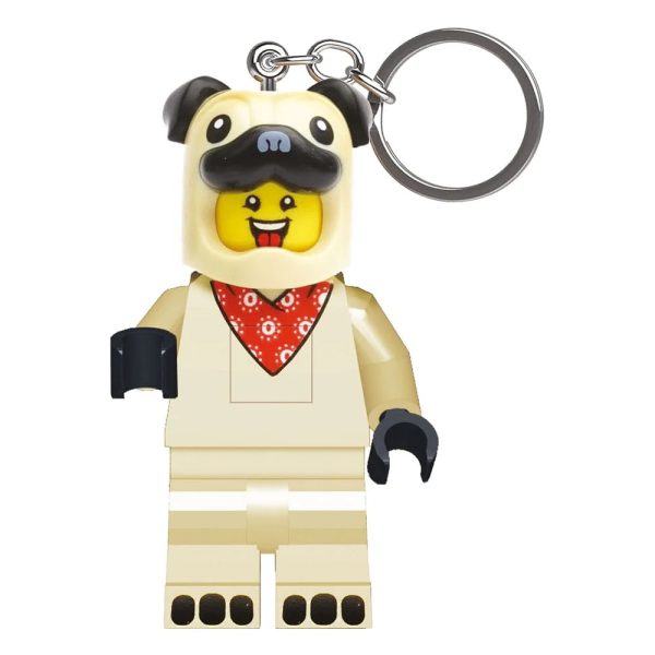 Lego Keychain Light Pug