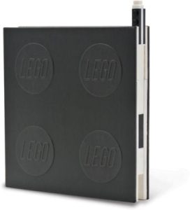 Lego Locking Notebook With Paper WrapGel Pen Black - In Box
