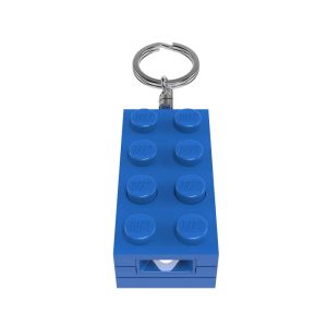 Lego 2X4 Keychain LightBlue