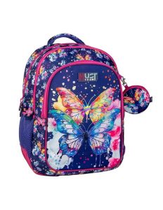 Trolley Backpack 3 Cases, Cases Butterfly