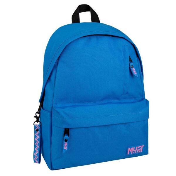 Backpack Monochrome Classic Light Blue with Pink