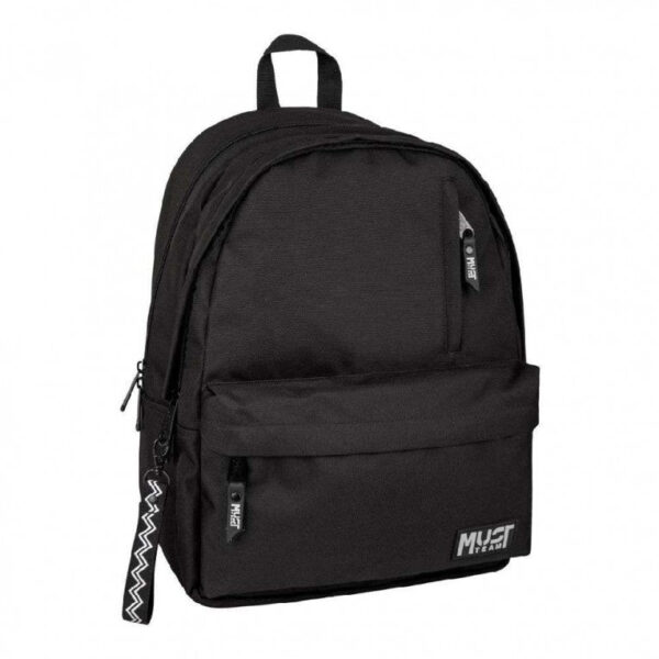 Backpack  Monochrome Classic Black With Grey