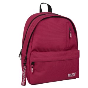 Backpack  Monochrome Bordeaux With Grey