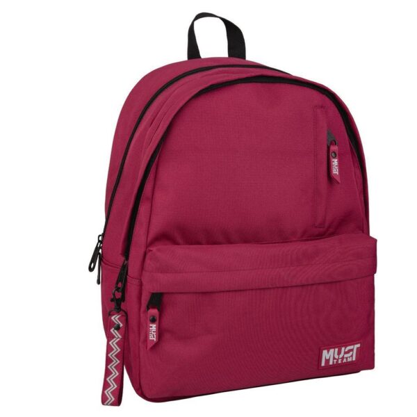Backpack  Monochrome Bordeaux With Grey