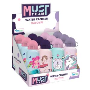 Aluminium Water Bottle 500ml Assorted Girls