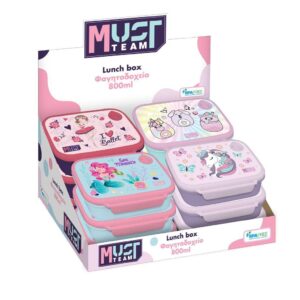 Must Team Lunch Box pink & purple