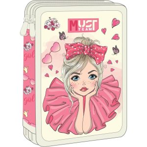 Double Decker Filled Pencil Case Pretty Girl