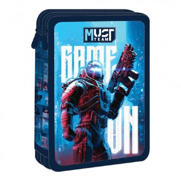 Double Decker Filled Pencil Case Robot