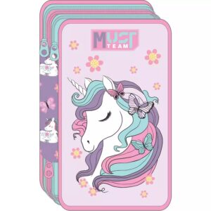 Triple-Filled Pencil Case, Unicorn