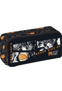 Pencil Case 2 Zippers Anime Boy