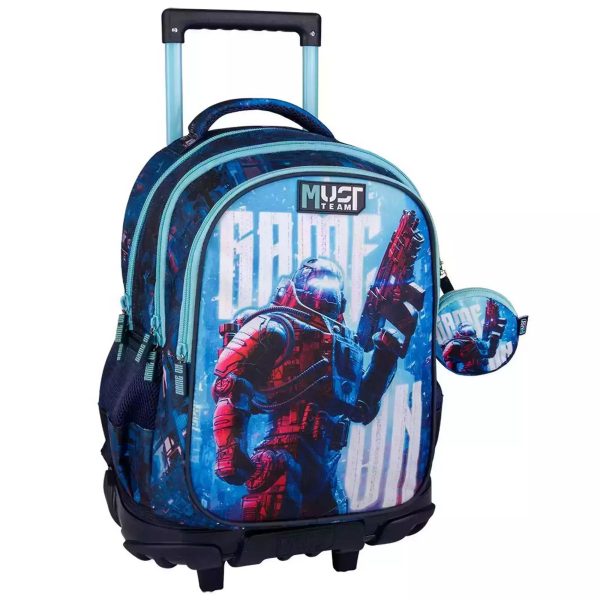 School Trolley Backpack , Robot