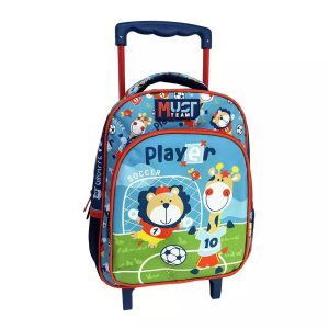 Backpack 2 Cases Soccer Player Animals