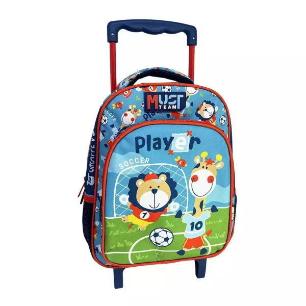 Backpack 2 Cases Soccer Player Animals