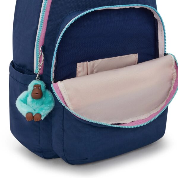 Kipling Seoul Large Backpack, Navy Resort - Image 2