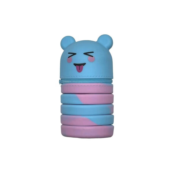 Animals Foldable Silicone Pencil Case - Image 2