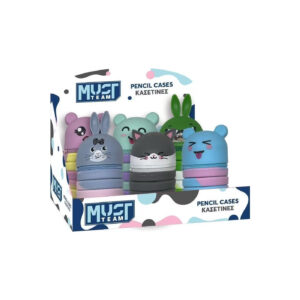 Animals Foldable Silicone Pencil Case