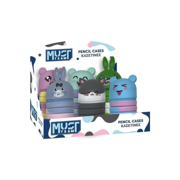 Animals Foldable Silicone Pencil Case