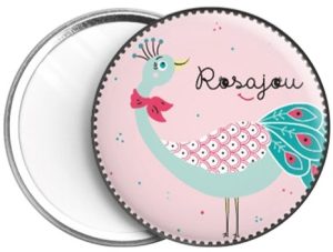 Peacock Pocket Mirror